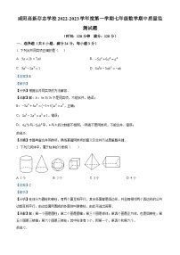 陕西省咸阳高新存志学校2022-2023学年七年级上学期期中数学试题（解析版）