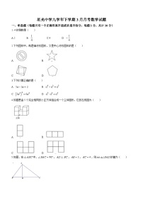 黑龙江省哈尔滨市星光中学2021-2022学年九年级下学期第一次月考数学试题(无答案)