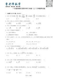 广东省深圳市龙岗中学八年级（上）月考数学试卷