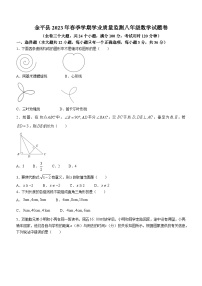 云南省红河州金平县2022-2023学年八年级下学期期末数学试题