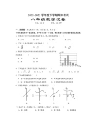 湖北省武汉市江岸区2022-2023学年八年级下学期期末考试数学试卷（含答案解析）