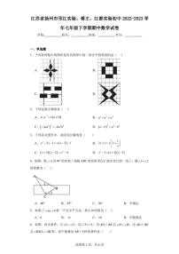 江苏省扬州市邗江实验、蒋王、江都实验初中2022-2023学年七年级下学期期中数学试卷