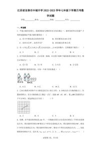 江西省宜春市丰城中学2022-2023学年七年级下学期月考数学试题