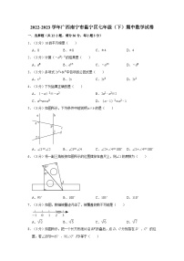 +广西南宁市邕宁区2022—2023学年下学期七年级期中数学试卷