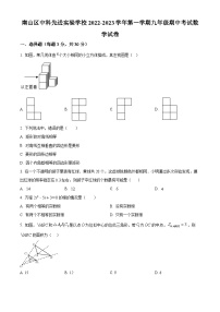 精品解析：广东省深圳市南山区中科先进实验学校2022-2023学年九年级上学期期中考试数学试卷