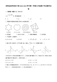 精品解析：广东省深圳市深圳实验学校初中部2022-2023学年九年级上学期期中考试数学试卷