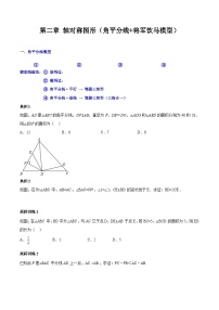 【期中单元重点题型】（苏科版）2023-2024学年八年级数学上册 第二章+轴对称图形（角平分线+将军饮马模型拓展）