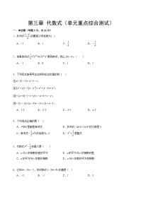 【期中单元测试卷】（苏科版）2023-2024学年七年级数学上册  第三章 代数式 （单元重点综合测试卷）