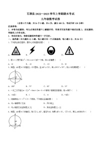 云南省红河哈尼族彝族自治州石屏县2022-2023学年九年级上学期期末数学试题