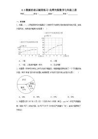 北师大版七年级上册6.3 数据的表示复习练习题
