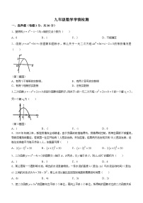 山东省临沂市兰山区临沂实验中学2023-2024学年九年级上学期10月月考数学试题(无答案)