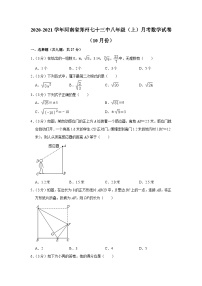 河南省郑州市第七十三中学2020-2021学年八年级上学期月考数学试卷（10月份）