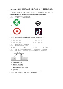 广西河池市东兰县2020-2021学年八年级上学期期中数学试卷