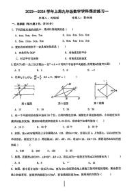 河南省郑州高新区朗悦慧外国语中学2023-2024学年 九年级上学期数学第一次月考试题