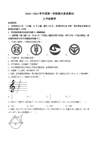 河南省驻马店市平舆县第二初级中学2022-2023学年九年级上学期期末数学试题(无答案)