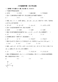 湖北省天门市华斯达学校2023-2024学年八年级上学期9月月考数学试题