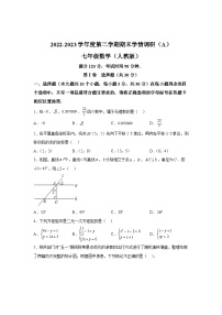 右玉县2022-2023学年七年级下学期期末学情调研数学试卷(含解析)