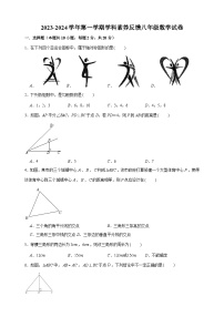 江苏省苏州市工业园区星汇学校2023-2024学年上学期八年级数学10月学科素养调研试卷