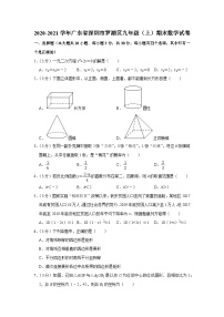 广东省深圳市罗湖区2020-2021学年九年级上学期期末数学试卷