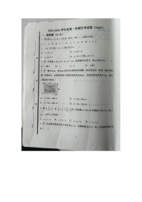 山东省济宁市汶上县白石镇中学2023-2024学年九年级上学期10月月考+数学试题