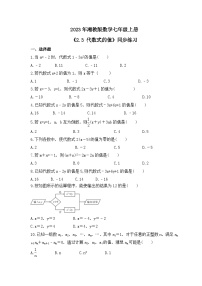 数学2.3 代数式的值精品课后测评