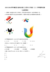 2023-2024学年黑龙江省哈尔滨工大附中八年级（上）开学数学试卷（五四学制）（含解析）