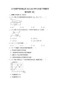 辽宁省葫芦岛市连山区2022-2023学年七年级下学期段考（四）数学试卷(含解析)