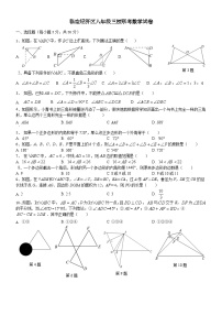 湖北省鄂州市临空经济区三校联考2023-2024学年 八年级 上学期10月月考数学试卷