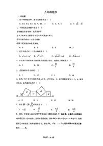 河南省郑州市桐柏一中2023—2024学年上学期第一次月考八年级数学试卷