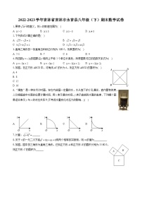 2022-2023学年吉林省吉林市永吉县八年级（下）期末数学试卷（含答案解析）
