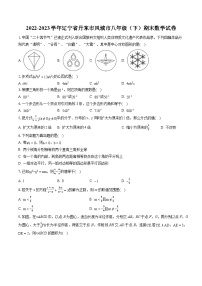 2022-2023学年辽宁省丹东市凤城市八年级（下）期末数学试卷（含答案解析）