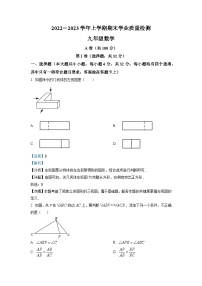 四川省成都市高新区2022-2023学年九年级上学期数学期末试题(解析版)