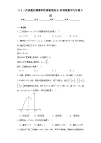 初中数学苏科版九年级下册5.1 二次函数课时作业