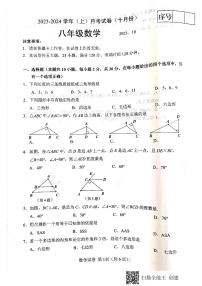 辽宁省大连市金普新区2023--2024学年七年级上学期数学月考试卷