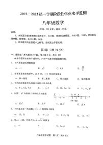 山东省青岛市第二实验初级中学2022—2023学年上学期八年级数学期中试题