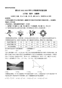 云南省红河哈尼族彝族自治州蒙自市2022-2023学年九年级上学期期末数学试题