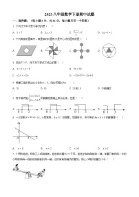 精品解析：广东省深圳市宝安区振兴学校2022-2023学年八年级下学期期中考试数学试题