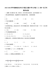 2023-2024学年湖南省长沙市开福区北雅中学七年级（上）第一次月考数学试卷(含解析）