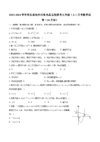 2023-2024学年河北省沧州市东光县五校联考九年级（上）月考数学试卷（10月份）(含解析）