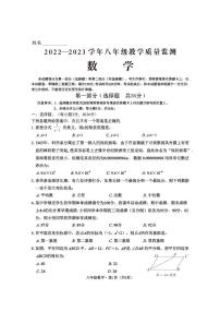 四川省乐山市井研县2022-2023学年八年级下学期期末教学质量检测数学试题