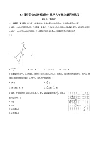 浙教版九年级上册4.7 图形的位似精品当堂检测题