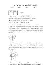 数学苏科版3.1 勾股定理精品精练