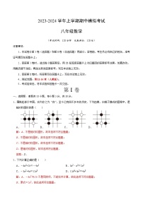 期中模拟卷01（湖南长沙，测试范围：人教版第11-13章）2023-2024学年八年级数学上学期期中模拟考试试题及答案