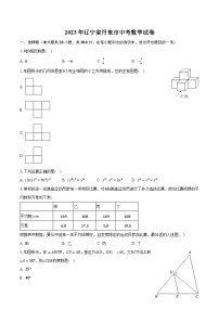 2023年辽宁省丹东市中考数学试卷(含解析）