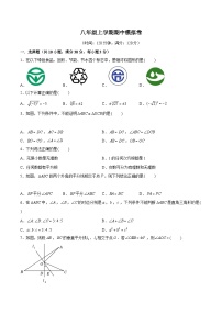 八年级数学上学期期中检测模拟卷（原卷版）