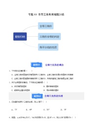 【期中真题】2023-2024学年八年级数学上册 期中真题分类汇编专题03 全等三角形常规题训练（4类经典题型 优选提升）-试卷.zip