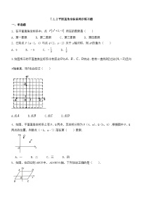 初中数学人教版七年级下册7.1.2平面直角坐标系课后测评