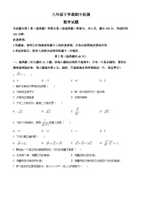 山东省泰安市新泰市2022-2023学年八年级下学期期中数学试题