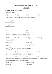 浙江省湖州市长兴县2022-2023学年七年级下学期期中数学试题