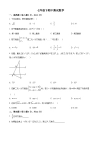 吉林省白山市抚松县三校2022-2023学年七年级下学期期中数学试题